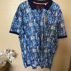 NWT Robert Graham PECHIA skulls polo shirt 2XL